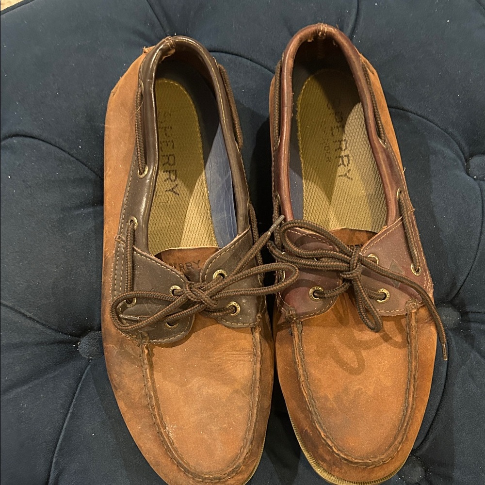 Sperry Men's Tan and Brown Boat Shoes